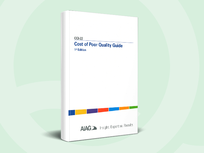 Cost of Poor Quality Guide, 1st Edition, CQI-22