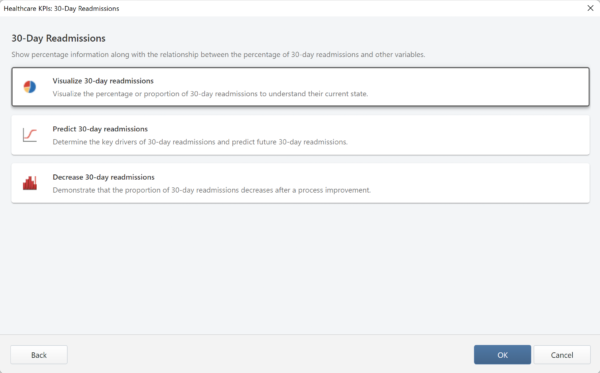 Minitab healthcare module